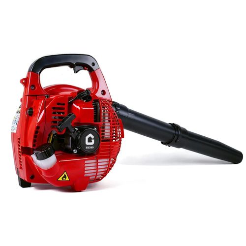 Benzin Laubbläser - Handgerät - 28 cm³ - 490 CFM - 280 mph - 1,1 PS - Schnellstart - Leicht 4,3 kg - Rot