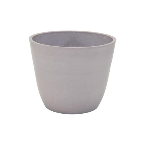 MEGA COLLECTIONS Topf – MEGA KOLLEKTIONEN – Ecostone Ei – Ø 41 cm – H 33 cm – Taupe