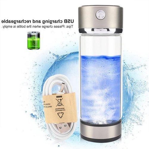 Famanu Wasserstoffreiche Wasserflasche tragbarer Wasseriongenerator - 420 ml