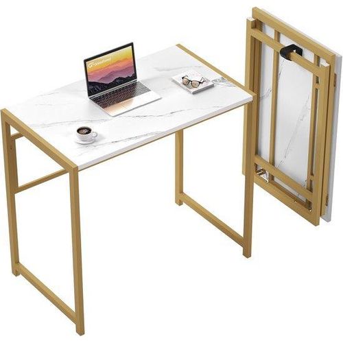 Faltbares Arbeitsplatz 80x48cm - Raumsparendes Arbeitenstation für Zuhause und Büro