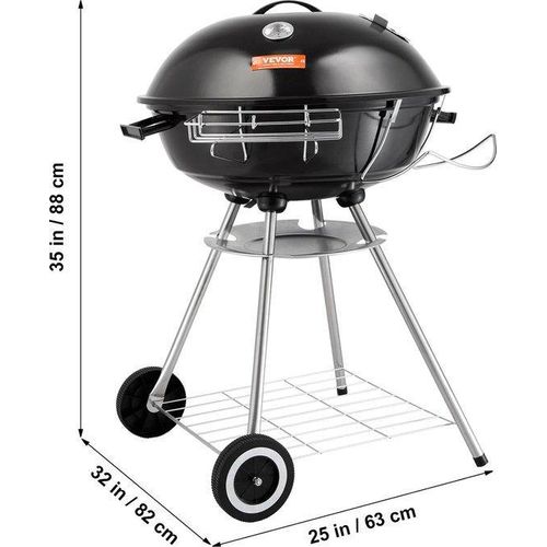 BBQ-Holzkohle-Set - Holzkohle-Briketten - Multifunktionell - Reisegeeignet - 82x63x88cm