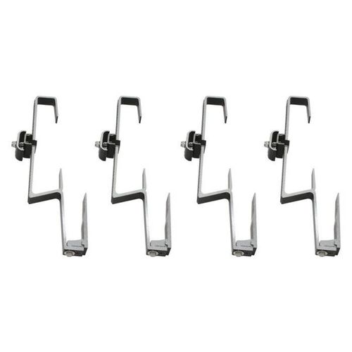 Vaillant Solar Dachankerset 0020123982 4 Dachanker, nebeneinander, nebeneinander, für 1 Flachkollektor, Aluminium