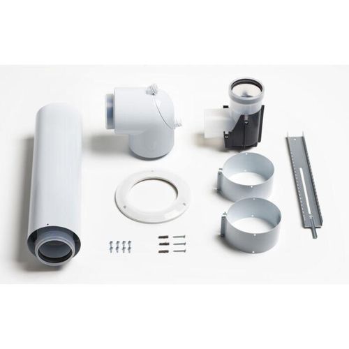Vaillant Basis Anschluss Set 80/125 mm 303250 konzentrisch, an Abgasleitung Ø 80 PP im Schacht