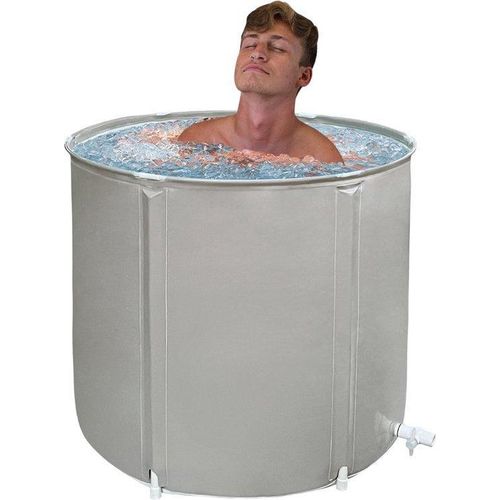 Eisbad 80 cm XL - Met Isolierende Abdeckung - Opvouwbaar En Inklapbaar - Eisbad - Sitzbad - Eisbadewanne