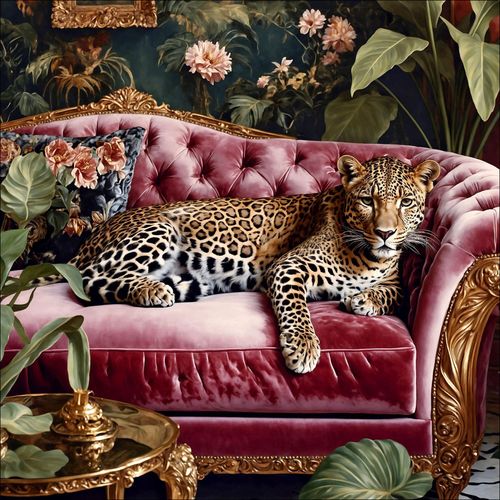 Glasbild BIG CAT