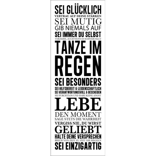 Keilrahmenbild HAUSORDNUNG I