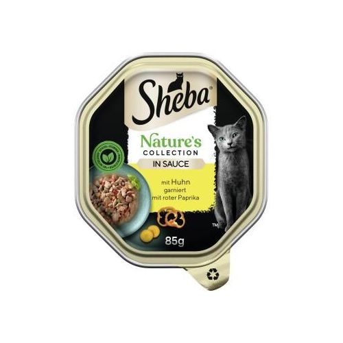 Sheba Natures Collection in Sauce Huhn mit Paprika 22x85 g