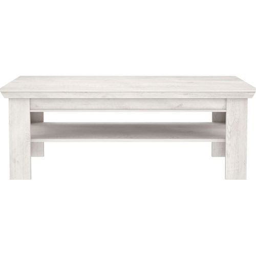 Couchtisch FORTE "Couchtisch Kashmir", weiß (pinie weiß, pinie weiß, pinie weiß), B:120,6cm H:45,3cm T:60,4cm, Tische, Couchtisch