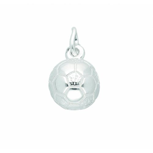 Kettenanhänger ADELIA´S "Anhänger Fußball 925 Silber – Silberanhänger Fußball", silber, Schmuckanhänger, Damen, Silber 925 (Sterlingsilber), Kettenanhänger, Silberanhänger Fußball