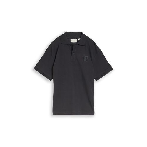 TOM TAILOR Jungen Oversize Piqué Poloshirt, grau, Uni, Gr. 152