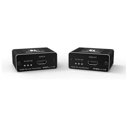 Kramer PT-871/2xr-KIT 4K HDR HDMI Kompakte PoC Extender über Long–Reach DGKat 2.0