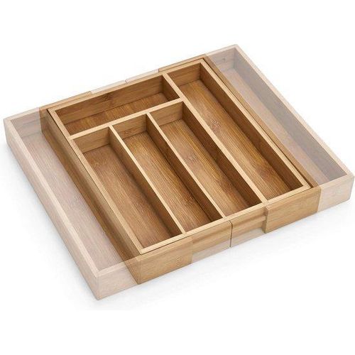 Bambus-Arten-Service-Tray - 285-40 x 335 x 5 cm - Große Aufbewahrungsmöglichkeiten