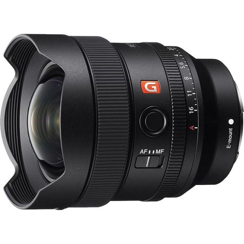 SONY Ultra-Weitwinkelobjektiv "FE 14 mm F1.8 GM MILC", schwarz, T:9,98cm Ø:8,3cm, Objektive