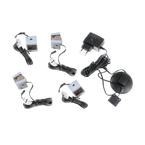 LED-Holzbodenbeleuchtung 4er-Set - Sconto