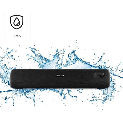 Hama Bluetooth-Lautsprecher wasserdicht zuhause & outdoor,Musik-Box Bluetooth-Lautsprecher für Handy,kabellose PC-Lautsprecher,tragbar,bis zu 12h Akku