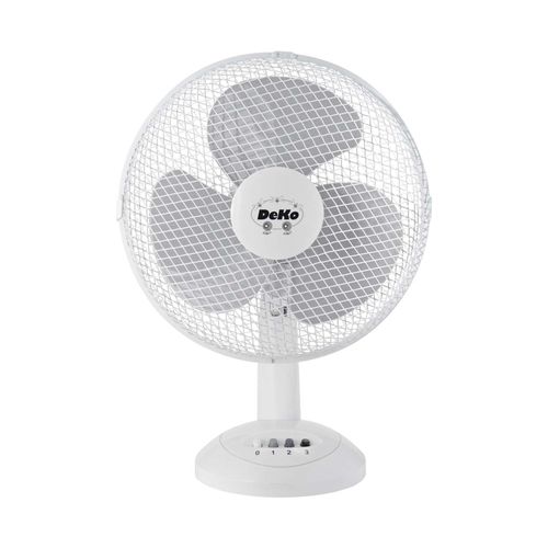 DeKo Tischventilator 30cm, 40W, osz. B 305 Stratos ws)
