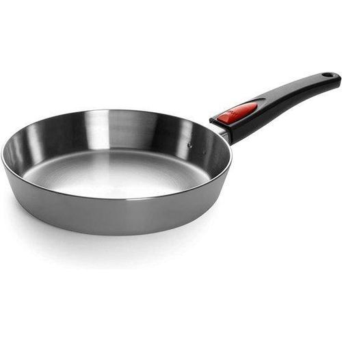 Induktive Bratpfanne Ø 24 cm - Edelstahl - Backofenfest bis 220°