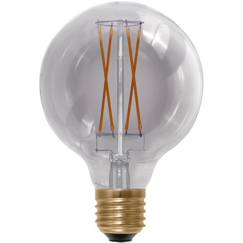 SEGULA LED-Leuchtmittel "LED Globe 95", grau (rauchgrau), L:14cm Ø:9,5cm, Leuchtmittel, LED Globe 95, E27, CRI 90, dimmbar