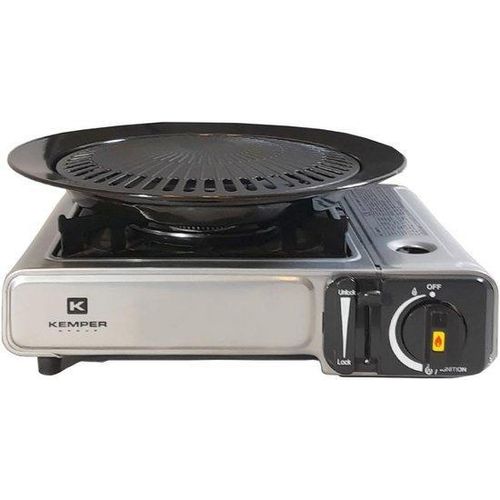 2-in-1 Gasgrillplatten 2200 W für Außenkochen