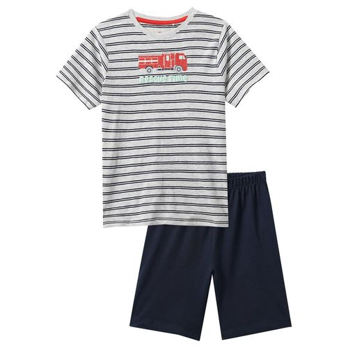 Jungen Shorty mit Feuerwehr-Motiv