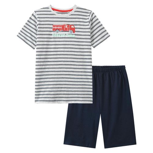 Jungen Shorty mit Feuerwehr-Motiv