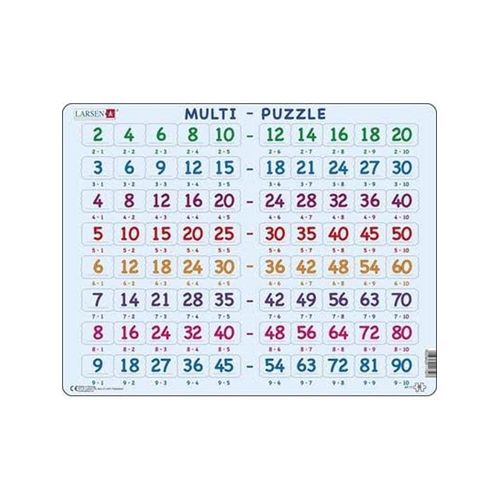 Larsen Puzzles Puzzle Multi-Puzzle - 80 pieces Maxi (36.5x28.5 cm) Boden
