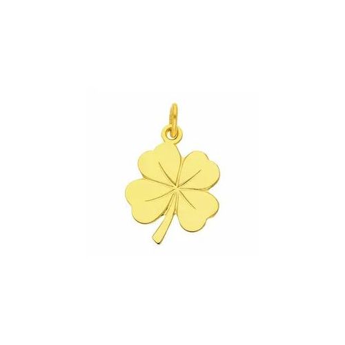 Kettenanhänger ADELIA ́S "Anhänger Kleeblatt 585 Gold ( 14K ) – Goldanhänger Kleeblatt", gold, Schmuckanhänger, Damen, Gold, Kettenanhänger, Goldanhänger Kleeblatt