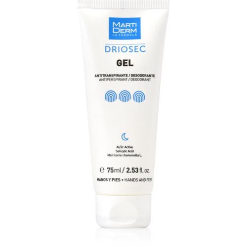 MartiDerm Driosec Gel Antitranspirante hand- en voetgel tegen overmatige transpiratie 75 ml
