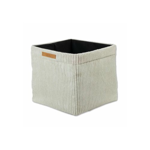 Aufbewahrungsbox LYCCE "Aufbewahrungskorb Faltbare Aufbewahrungsbox Cord 1P 1er Pack", beige, B:33cm H:31cm T:33cm, Obermaterial: 90% Polyester PES. 10% Nylon NY., Aufbewahrungsboxen, Aufbewahrungsbox