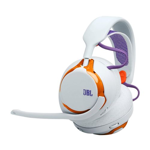 JBL Gaming-Headset "Quantum 650 - Kabelloses Gaming-Headset für mehrere Plattformen", weiß (orange), B:7cm H:24,5cm T:22cm, Kopfhörer, Kabelloses Gaming-Headset für mehrere Plattformen, Gaming-Headset