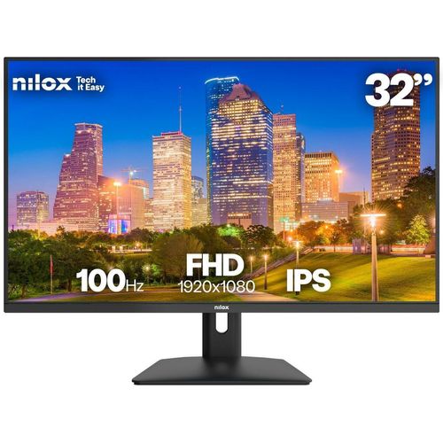 Nilox Monitor Tech 32" IPS FHD 1920x1080 100Hz HDMI VGA Reaktionszeit 4ms