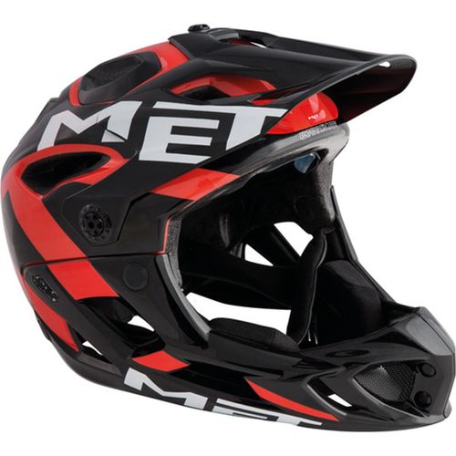MET Fullface Helm Parachute , rot, S