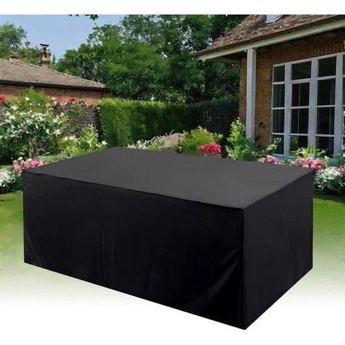 Gartenmöbel - Terrassenmöbel - Wetterfest - UV-Resistenz - 110 x 150 x 95 cm - Schwarz