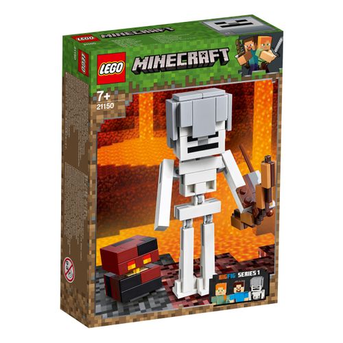 LEGO® Minecraft™ Minecraft™-BigFig Skelett mit Magmawürfel, 21150