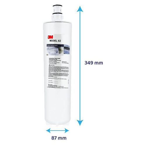 3M US-E2 Ersatz-Wasserfilter, 0,2 Mikron, 7500 Liter, Bakterienreduzierung