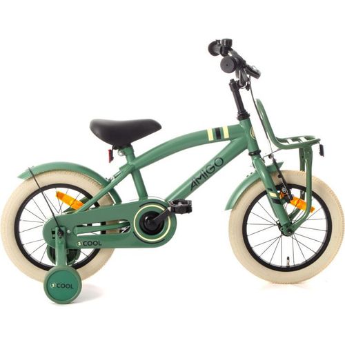 2Cool 14 Zoll 24 cm Jungen Rücktrittbremse Grün