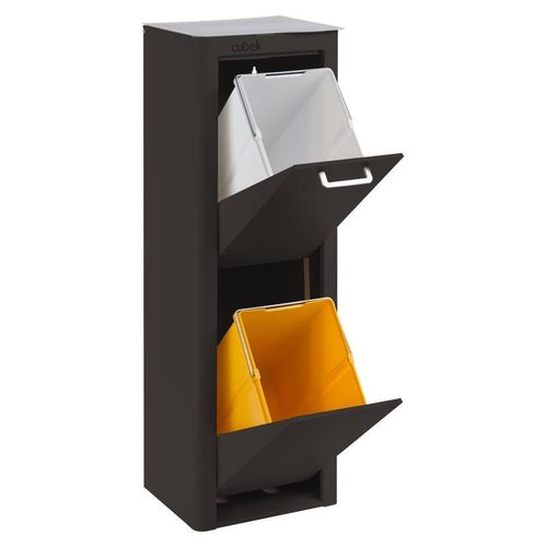 DON HIERRO - CUBEK - Mülleimer / Abfalleimer Mülltrennsystem 40L - 2x20L