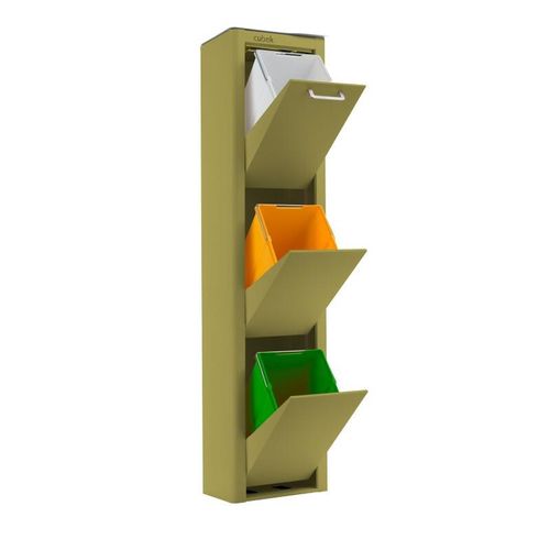DON HIERRO - CUBEK - Mülleimer / Abfalleimer Mülltrennsystem 60L - 3x20L