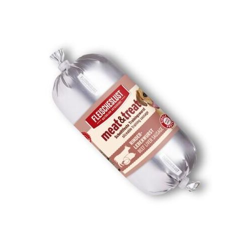 Fleischeslust Trainingswurst meat & treat Rinderleberwurst 15x200g