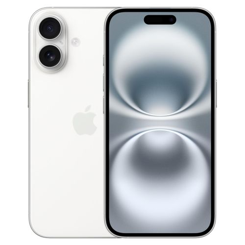 Apple iPhone 16 Weiß (Indien-Spezifikation) – Mobiltelefon – 128 GB