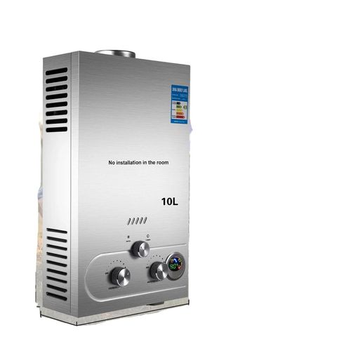Durchlauferhitzer für Propangas, mehrere Ausgabemöglichkeiten, Edelstahlkonstruktion, 10L 20KW