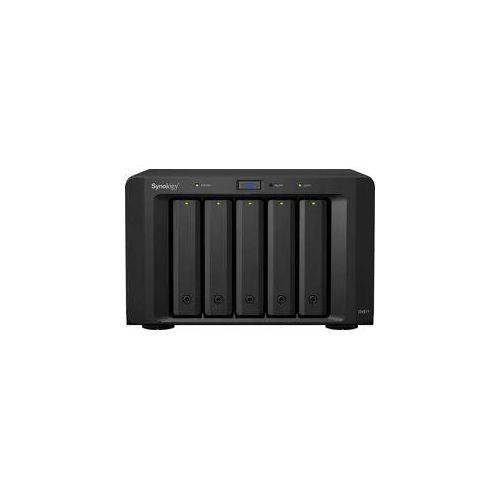 SYNOLOGY NAS-Server "DX517", schwarz, B:24,8cm H:15,7cm T:23,3cm, NAS-Server, NAS-Server