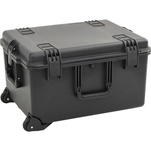 Koffer für Flugreise Tragbar Schwarz 62,5x49,5x37 cm PP