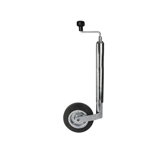 LAS AUTO UND CAMPINGZUBEHöR Stützrad mit Kurbel 48mm vollgummirad 200x50mm 10615