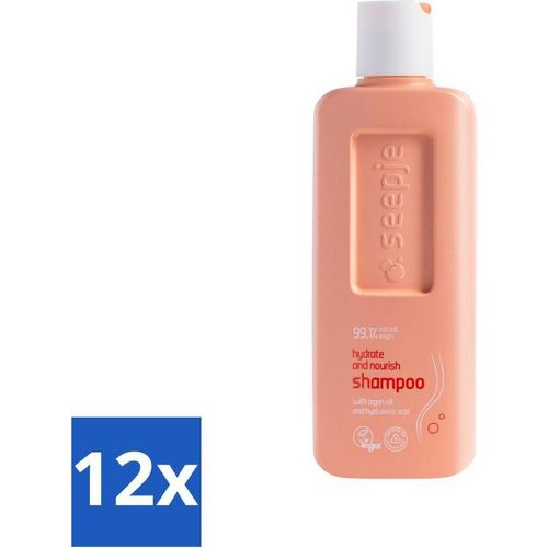 Seepje - Hydrate & Nourish Shampoo - Intensive Feuchtigkeit für gesundes Haar - 300 ml - Vorteilspack - 12 Stücke