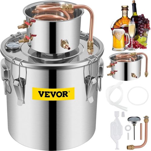 8.5 UK Gal Home Use Moonshine Still Brewing Stainless Steel Distiller Water Distilling Equipment