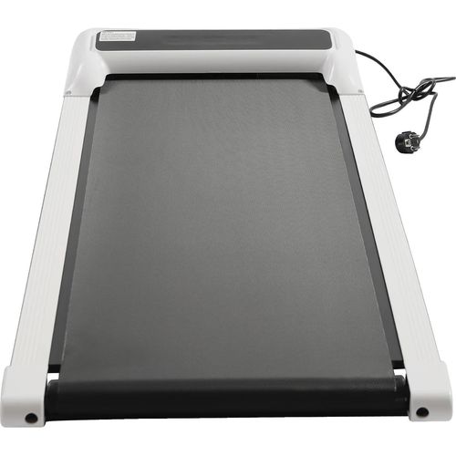 Elektrisches Laufband, verstellbare Neigung, 100 kg Tragfähigkeit, weiß