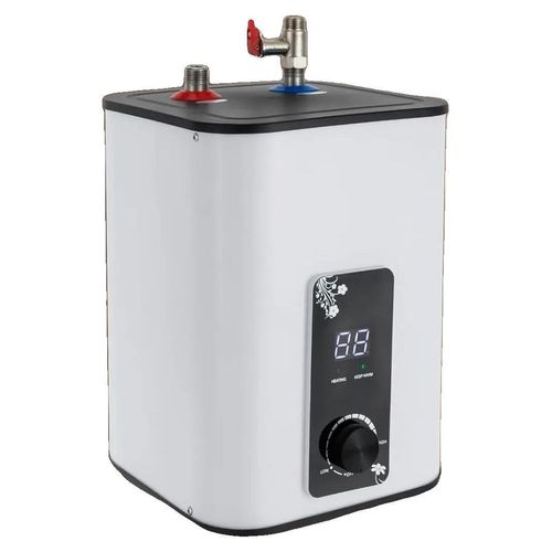 Mini-Tank-Wasserheizer, 8L Kapazität, schnelles Heizen, WEISS