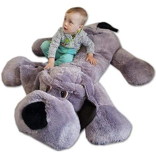 Grote Pluche Knuffelbeer in Grau für Erwachsene und Kinder