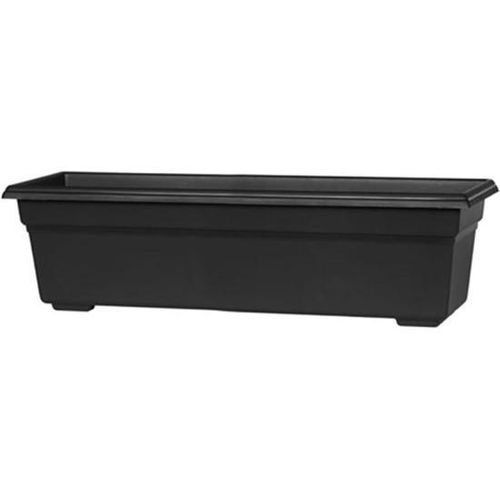 Externe Pflanzenschalen - UV- und Bruchfeste Pflanzenschalen - Gartenmatten in Braun- und Schwarz - 76 cm Länge